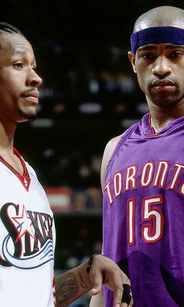 Relive Allen Iverson and Vince Carter's epic playoff duel from 2001